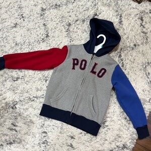 Polo by Ralph Lauren Kids Hoodie - Gray, Red, Blue